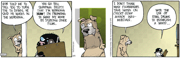 Get Fuzzy on Wednesday February 5, 2014 Comic Strip