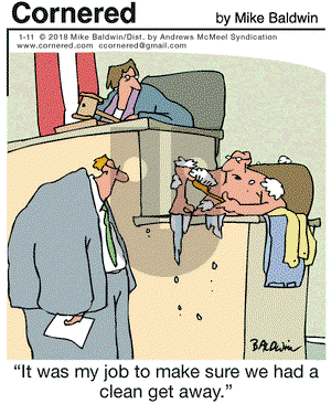 Cornered on Thursday January 11, 2018 Comic Strip