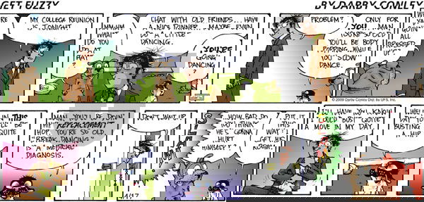 Get Fuzzy on Sunday April 17, 2011 Comic Strip