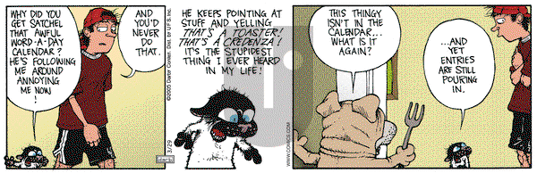 Get Fuzzy on Tuesday March 29, 2005 Comic Strip