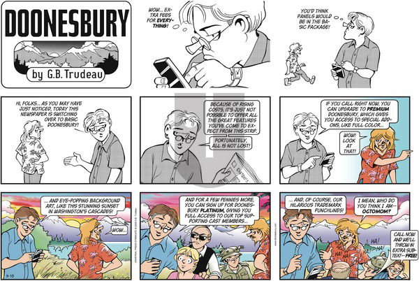 Doonesbury on Sunday May 10, 2009 Comic Strip