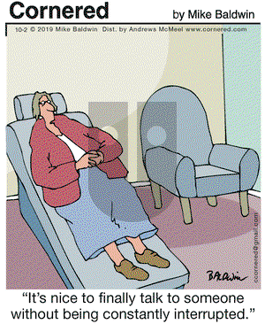 Cornered on Wednesday October 2, 2019 Comic Strip