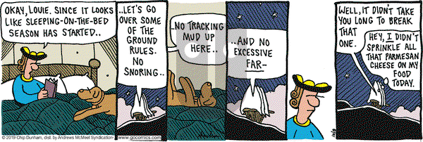 Overboard on Tuesday October 8, 2019 Comic Strip