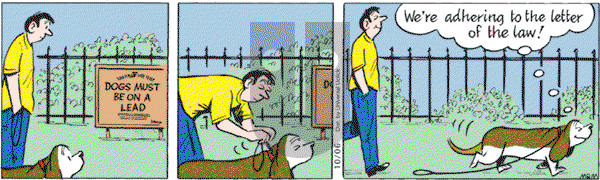 Fred Basset - Wednesday October 6, 2010 Comic Strip