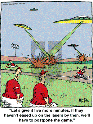 In the Bleachers on Thursday June 16, 2005 Comic Strip