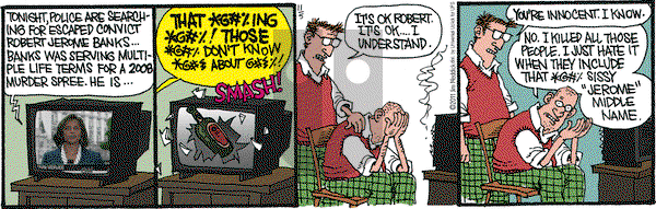 Monty on Saturday November 5, 2011 Comic Strip
