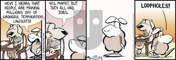 DeFlocked on Tuesday July 24, 2018 Comic Strip