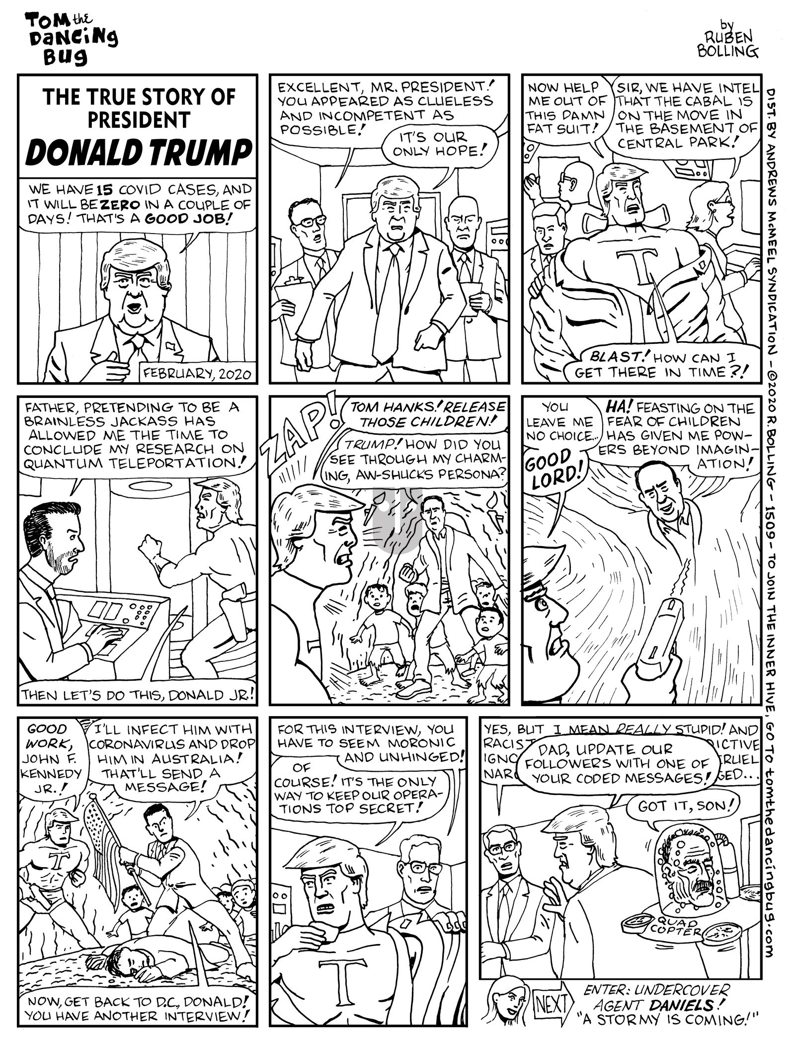Tom the Dancing Bug - Monday October 19, 2020 Comic Strip