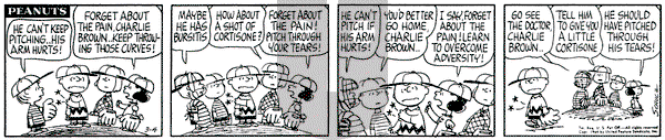 Peanuts on Wednesday March 4, 1964 Comic Strip