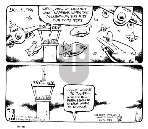 Tom Toles on Sunday February 8, 1998 Comic Strip