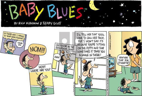 Baby Blues on Sunday August 24, 2008 Comic Strip
