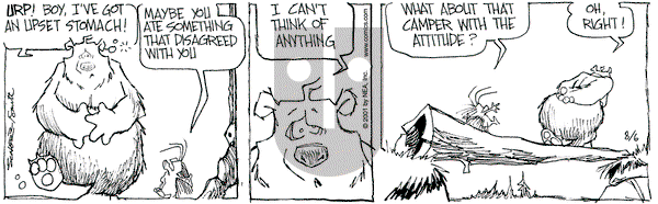 The Grizzwells on Monday August 6, 2001 Comic Strip