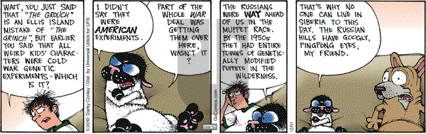 Get Fuzzy on Monday December 31, 2012 Comic Strip