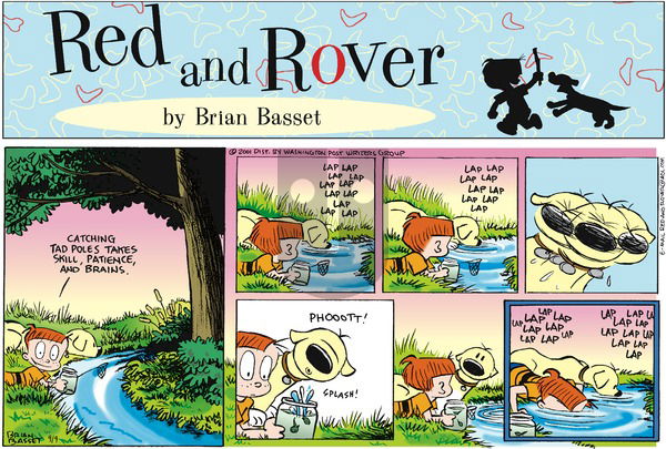 Red and Rover on Sunday September 9, 2001 Comic Strip