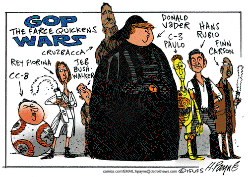 Henry Payne on Monday December 21, 2015 Comic Strip