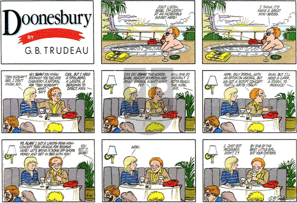 Doonesbury on Sunday April 14, 1985 Comic Strip