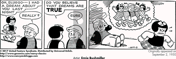 Nancy Classics on Saturday September 2, 2017 Comic Strip