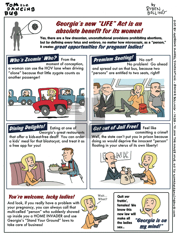 Tom the Dancing Bug on Friday May 17, 2019 Comic Strip