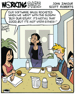 Working Daze on Friday August 1, 2008 Comic Strip