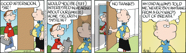 Drabble on Monday February 27, 2017 Comic Strip