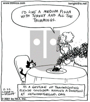 Kit 'N' Carlyle on Saturday November 24, 2001 Comic Strip