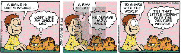 Garfield on Friday September 28, 2007 Comic Strip