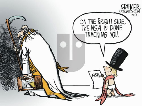 Jeff Stahler on Sunday December 29, 2013 Comic Strip