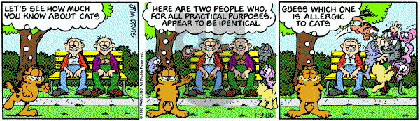 Garfield on Thursday January 9, 1986 Comic Strip