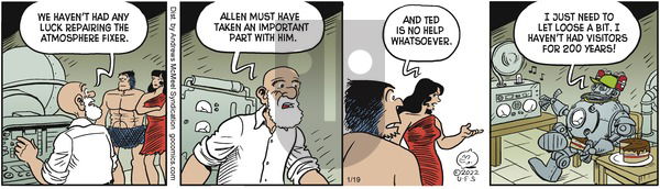 Alley Oop - Wednesday January 19, 2022 Comic Strip