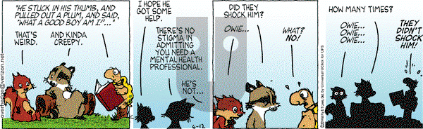 Over the Hedge on Thursday June 12, 2014 Comic Strip