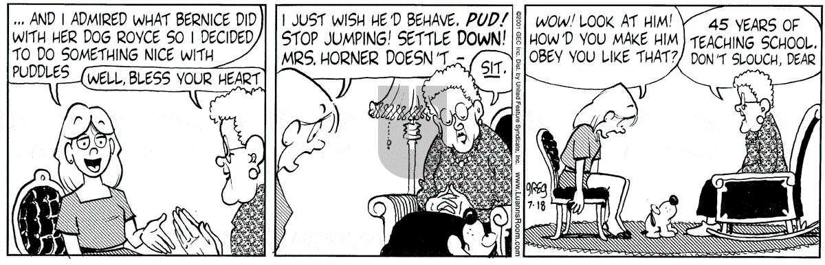 Luann - Wednesday July 18, 2001 Comic Strip