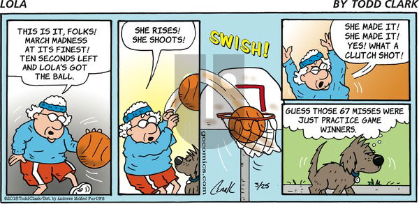 Lola on Sunday March 25, 2018 Comic Strip