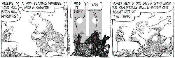 The Grizzwells on Wednesday September 27, 2000 Comic Strip