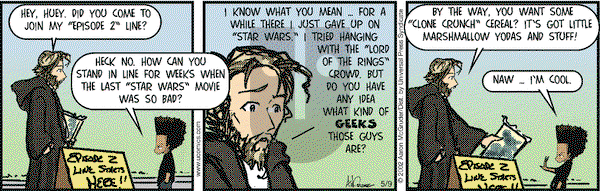 The Boondocks - Thursday May 9, 2002 Comic Strip