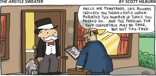 The Argyle Sweater on Sunday July 14, 2013 Comic Strip