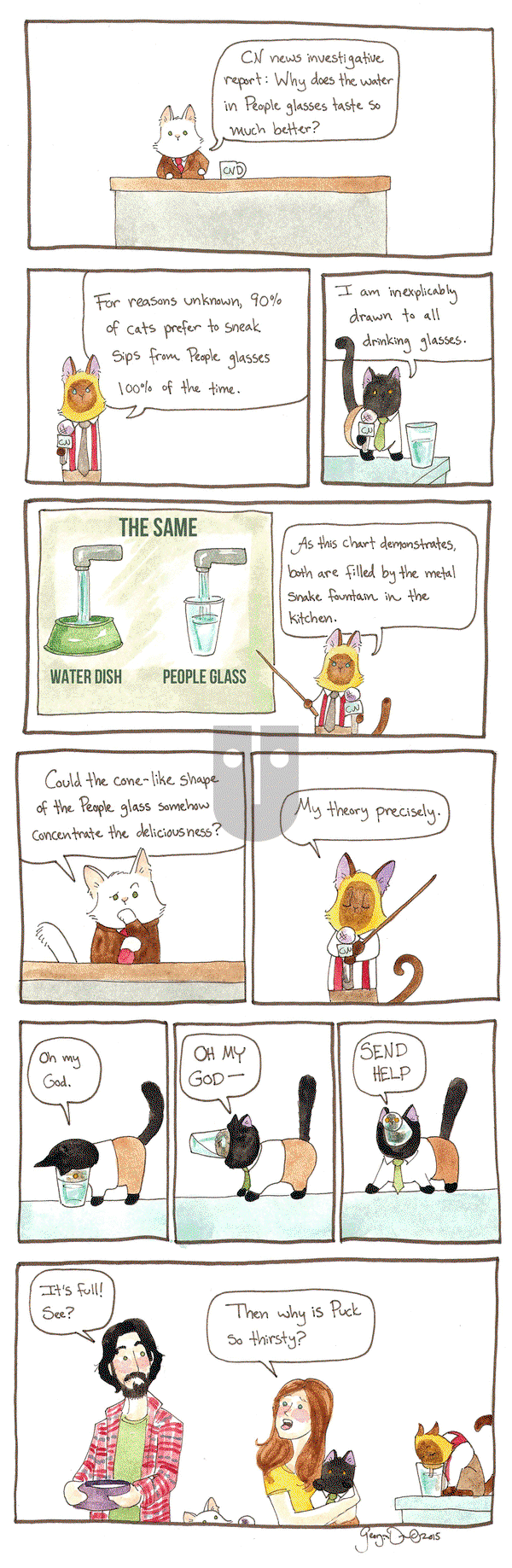 Breaking Cat News on Saturday November 5, 2016 Comic Strip