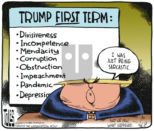 Tom Toles on Wednesday April 29, 2020 Comic Strip