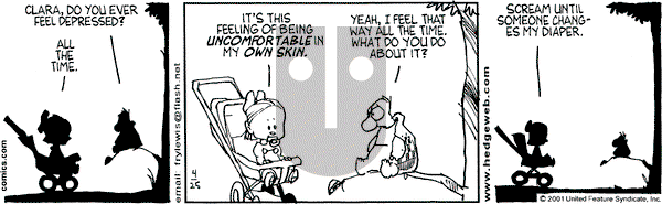 Over the Hedge on Wednesday April 25, 2001 Comic Strip