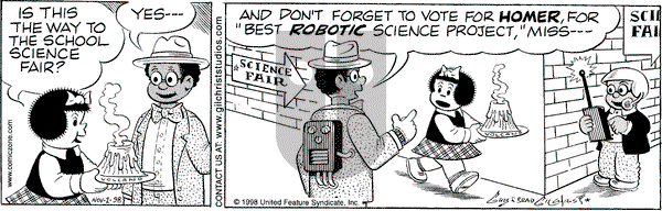 Nancy on Monday November 2, 1998 Comic Strip