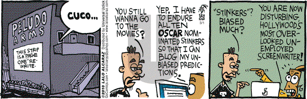 La Cucaracha on Monday March 1, 2010 Comic Strip