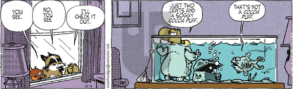 Over the Hedge on Friday October 3, 2008 Comic Strip