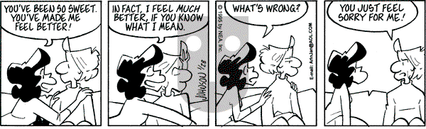 Arlo and Janis on Saturday January 28, 1995 Comic Strip
