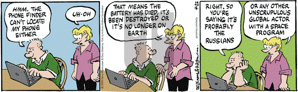 Betty on Tuesday April 22, 2025 Comic Strip