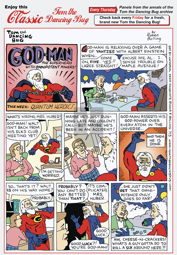 Tom the Dancing Bug on Thursday March 21, 2013 Comic Strip