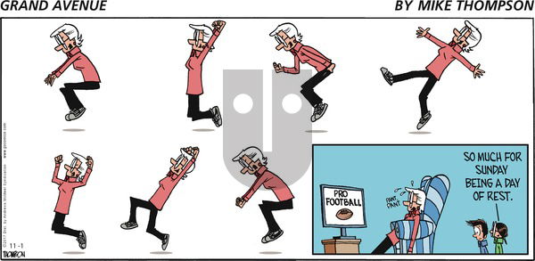 Grand Avenue on Sunday November 1, 2020 Comic Strip