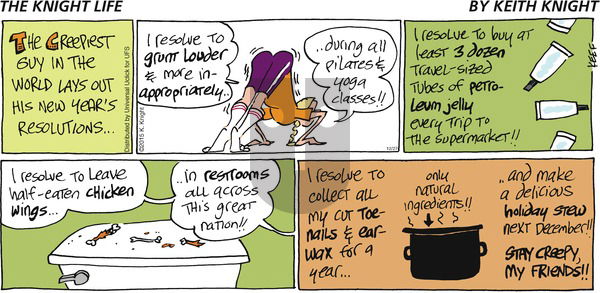 The Knight Life on Sunday December 27, 2015 Comic Strip
