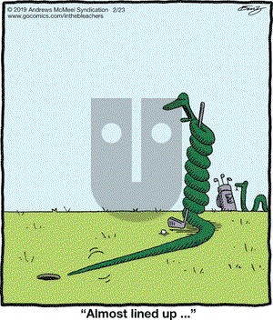 In the Bleachers on Saturday February 23, 2019 Comic Strip