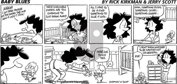 Baby Blues on Sunday October 8, 1995 Comic Strip