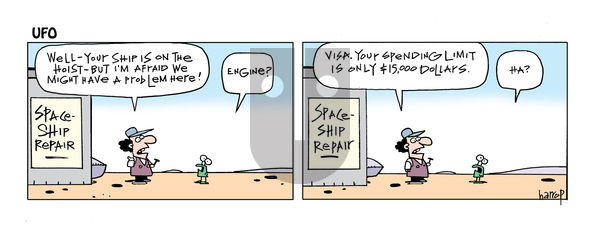 UFO on Monday March 31, 2025 Comic Strip