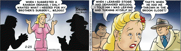 Alley Oop on Monday February 23, 2015 Comic Strip